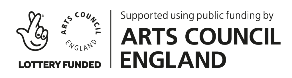 Arts Council England logo featuring black text on a transparent background.